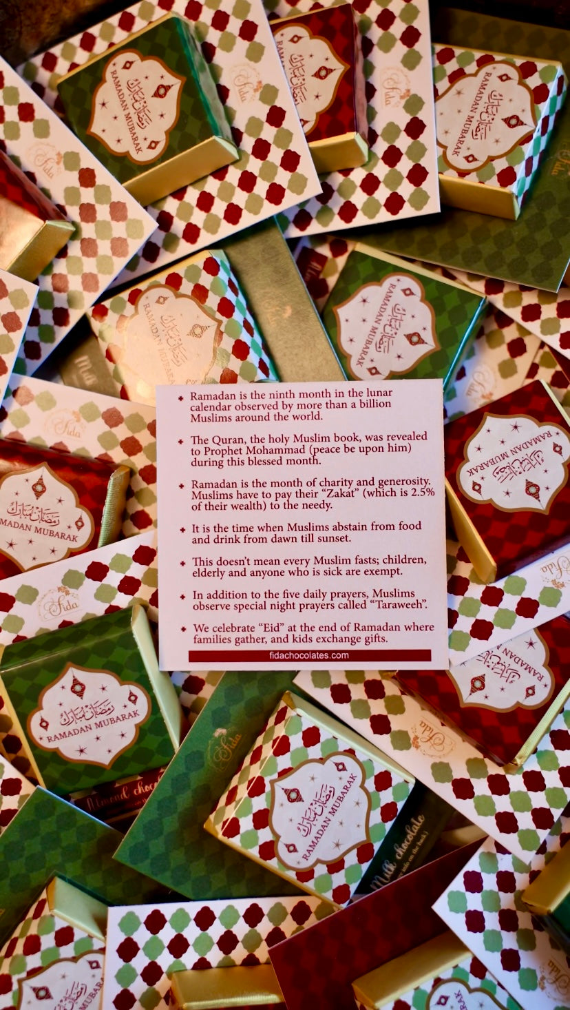 1 pc chocolate greeting card