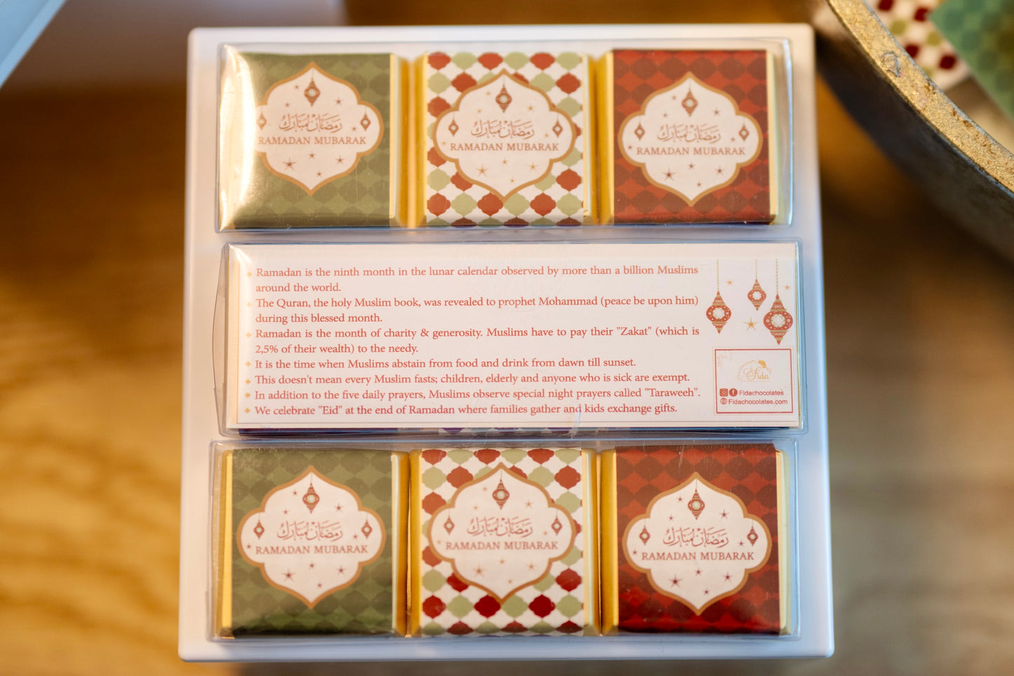 3 pcs. chocolate clear box- Bestseller