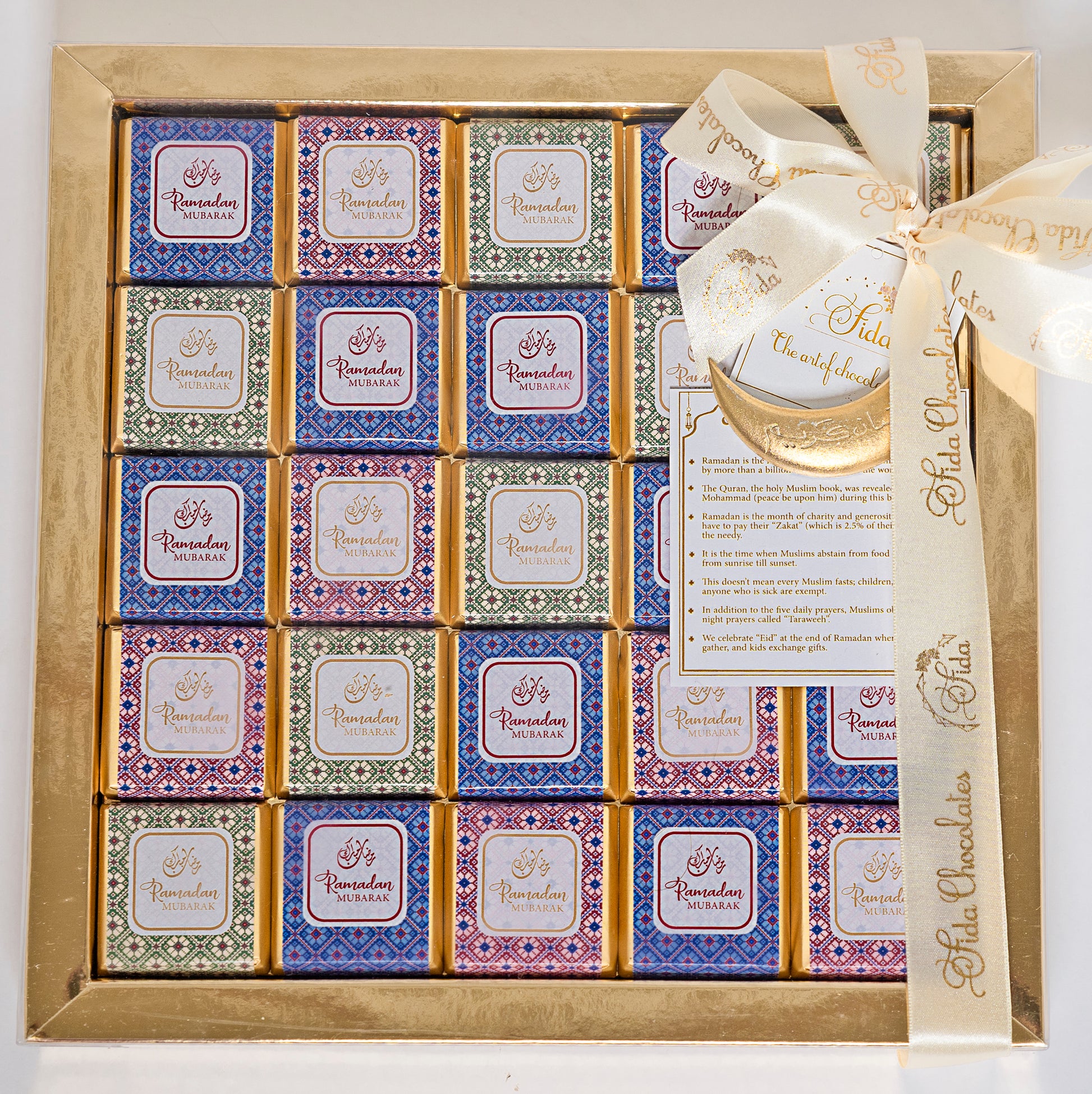 4 pc. Ramadan chocolate gift box (Fida Chocolates) – The Maktabah Bookshop