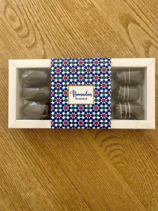 12 pc. 70% dark Chocolate covered dates