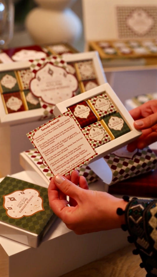 4 pcs. chocolate gift box sleeve- Bestseller