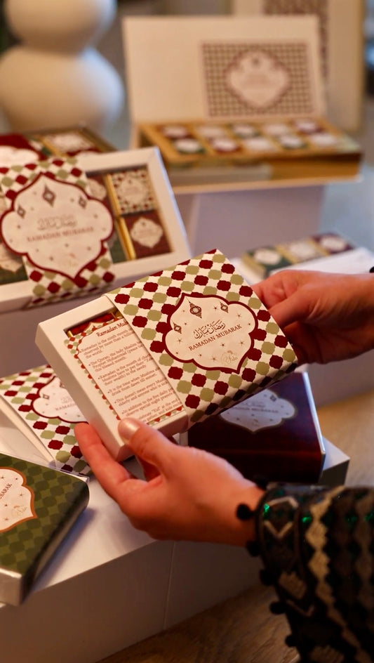 4 pcs. chocolate gift box sleeve- Bestseller